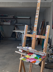 chevalet atelier d'art